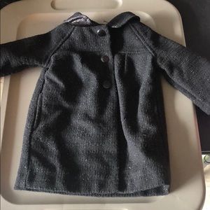 Baby girl black winter coat
